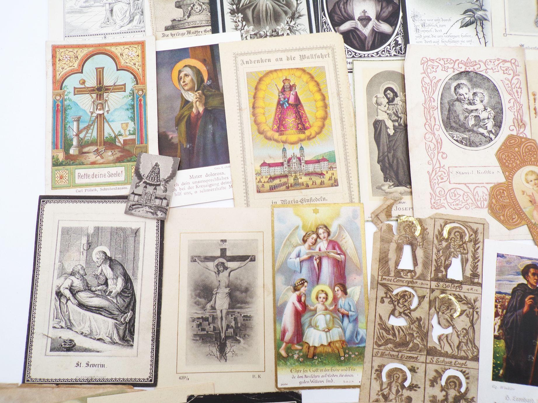 Heiligenbilder Konvolut Andachtsbilder Sterbebilder Fundgrube