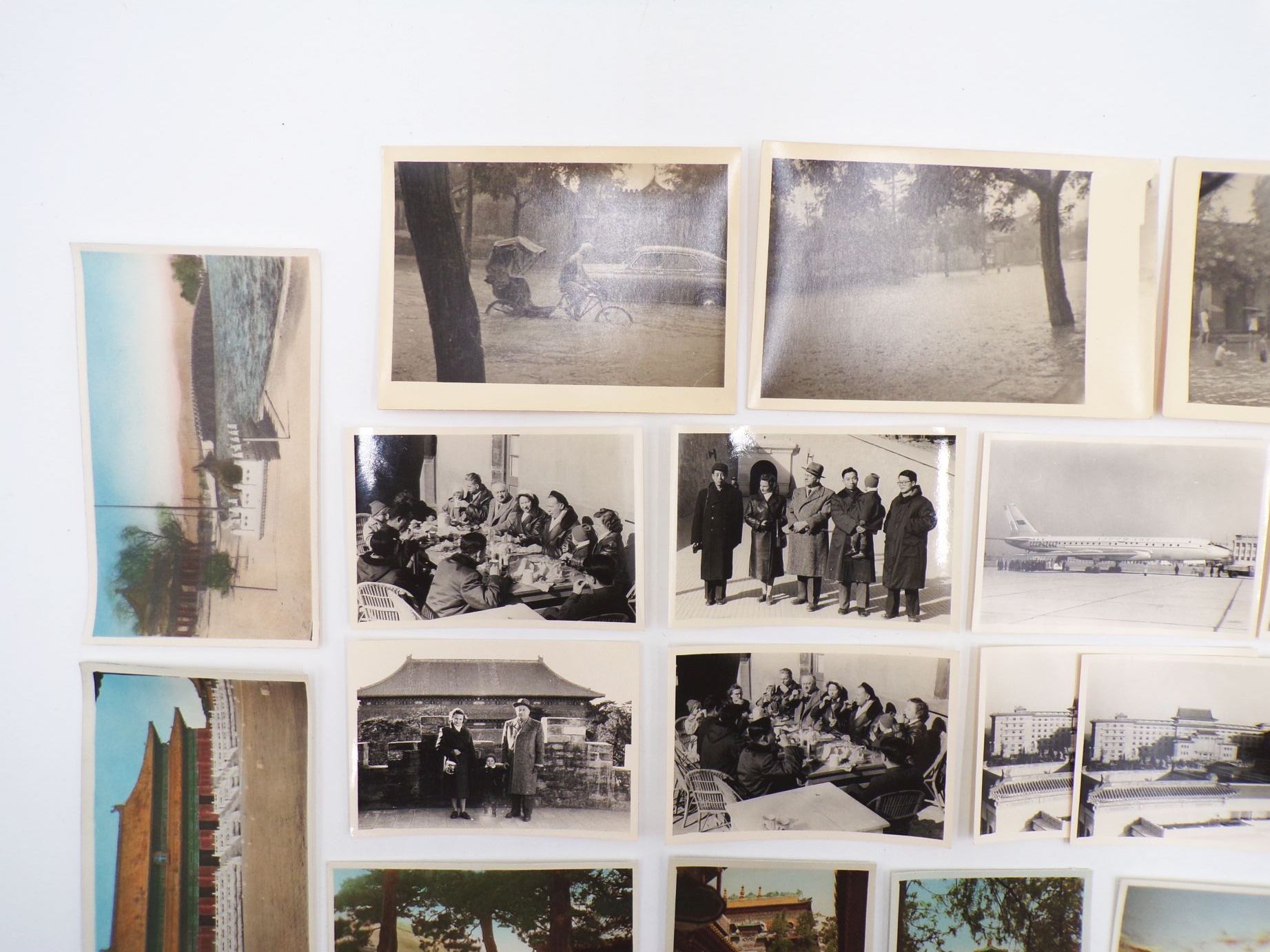 Sammlung China Fotos 1950er Jahre Reise Kultur teilweise in Farbe