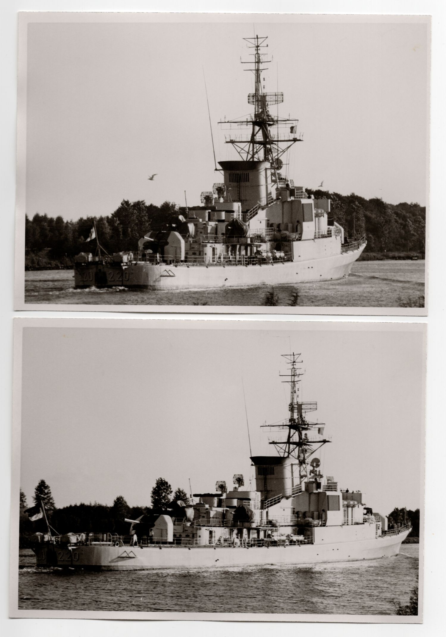 Foto Bundesmarine 220 Fregatte Köln 4 Stück 