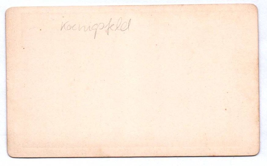 CDV Foto Strasse in Königsfeld Junge Wohnhaus um 1870 