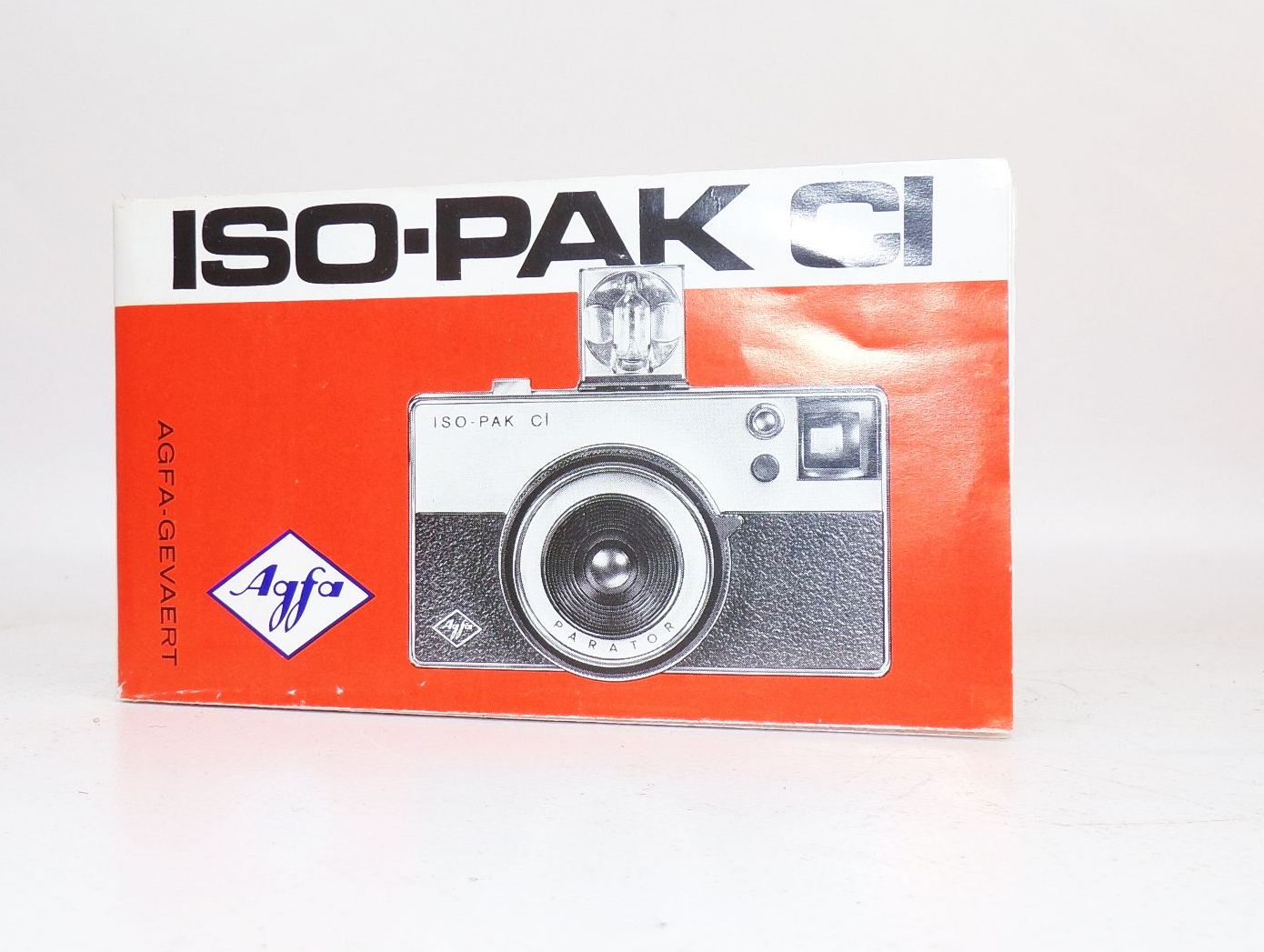Agfa Iso Pak CI Kamera Originalkarton Blitzwürfel vintage