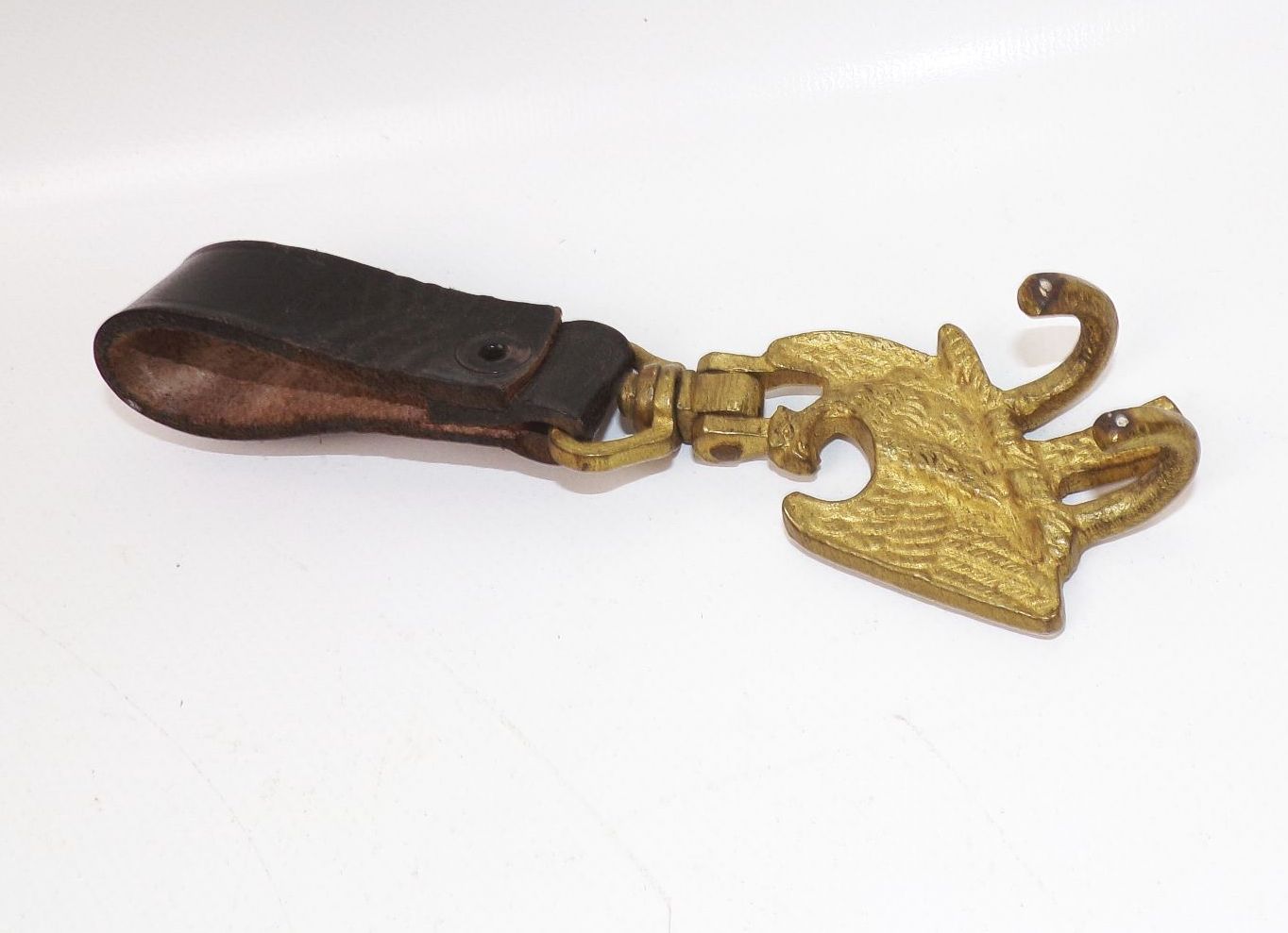 Alter Trommelhaken Kaiserreich für Marschtrommel Messing 1 Wk