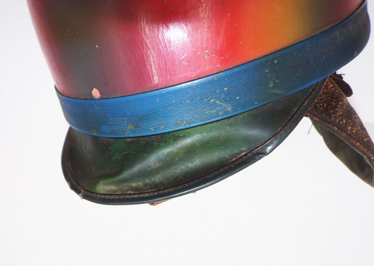 Alter Rehnania Mopedhelm Größe 55 Sturzhelm Oldtimer Vintage Regenbogen Alter Rehnania Mopedhelm Größe 55 Sturzhelm Oldtimer Vintage Regenbogen