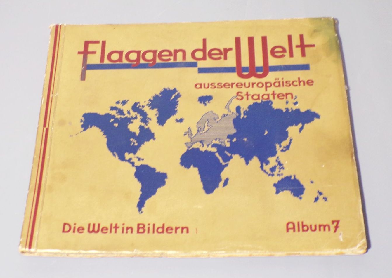 Flaggen der Welt Sammelbilderalben 2 Stück Staatswappen und Flaggen 1936 