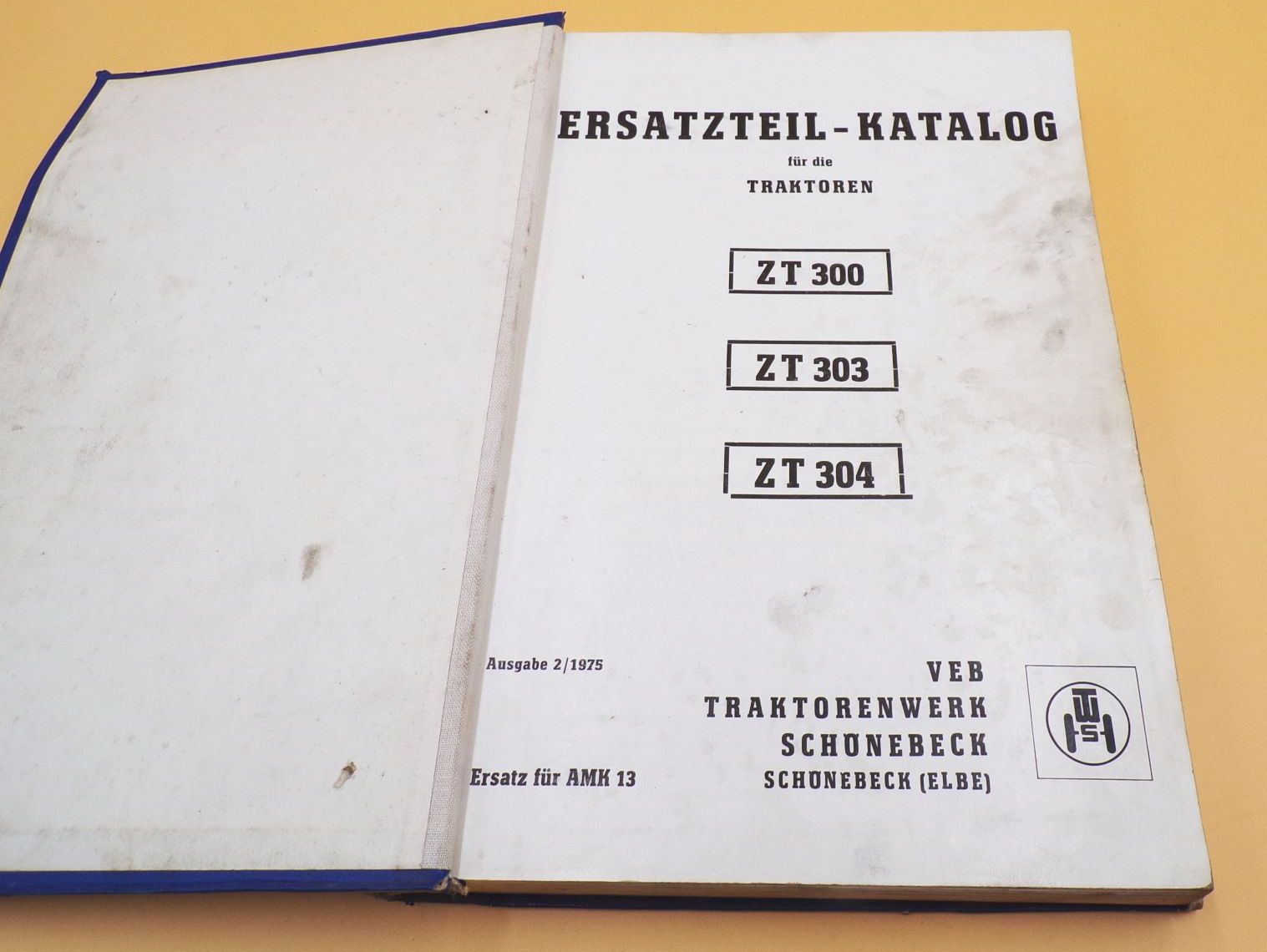 Ersatzteilkatalog ZT 300 3 4 VEB Traktorenwerk Schönebeck 1975 Original DDR