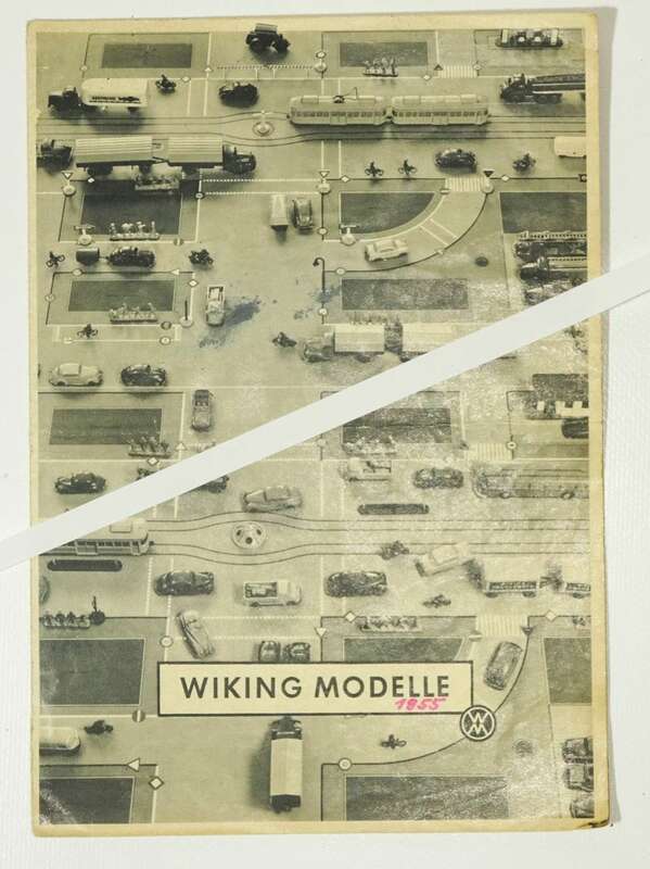 Wiking Modelle Prospekt 1955 Modellautos
