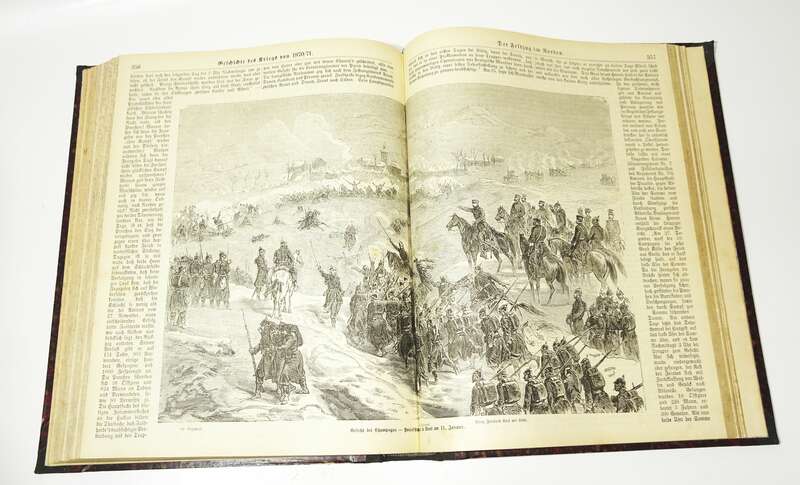 Illustrierte Kriegs Chronik 1870 Ebner Ulm Kaiserreich Patriotik um 1900