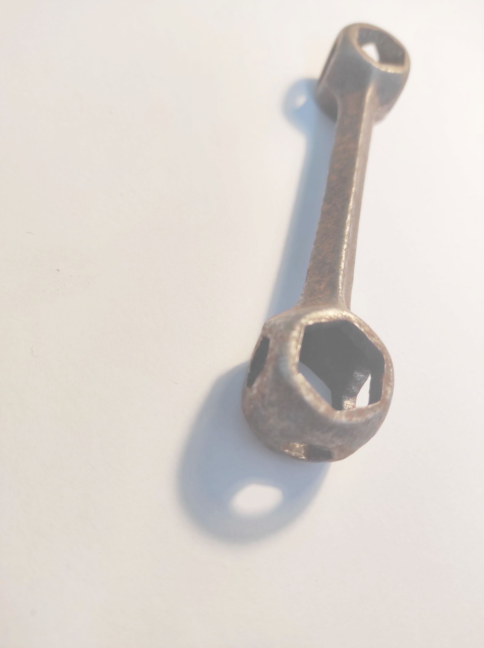 Originaler alter Fahrradknochen antik 6 Kant Fahrrad Werkzeug Originaler alter Fahrradknochen antik 6 Kant Fahrrad Werkzeug