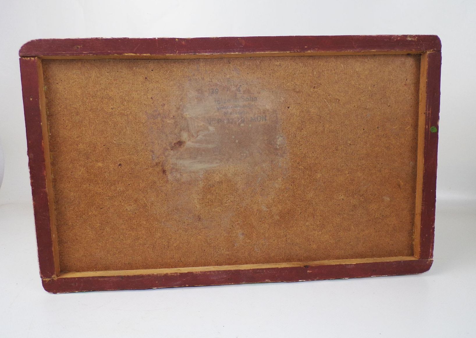 Altes DDR Wildwest Diorama Landschaft Kurt Holze Meissen 1960 er für Indianer 