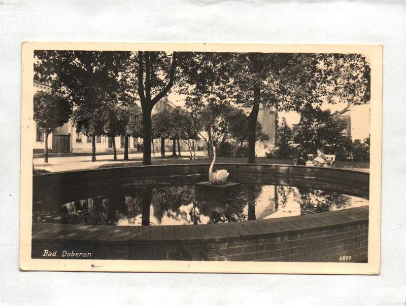 Ak Bad Doberan DDR 1954 Brunnen