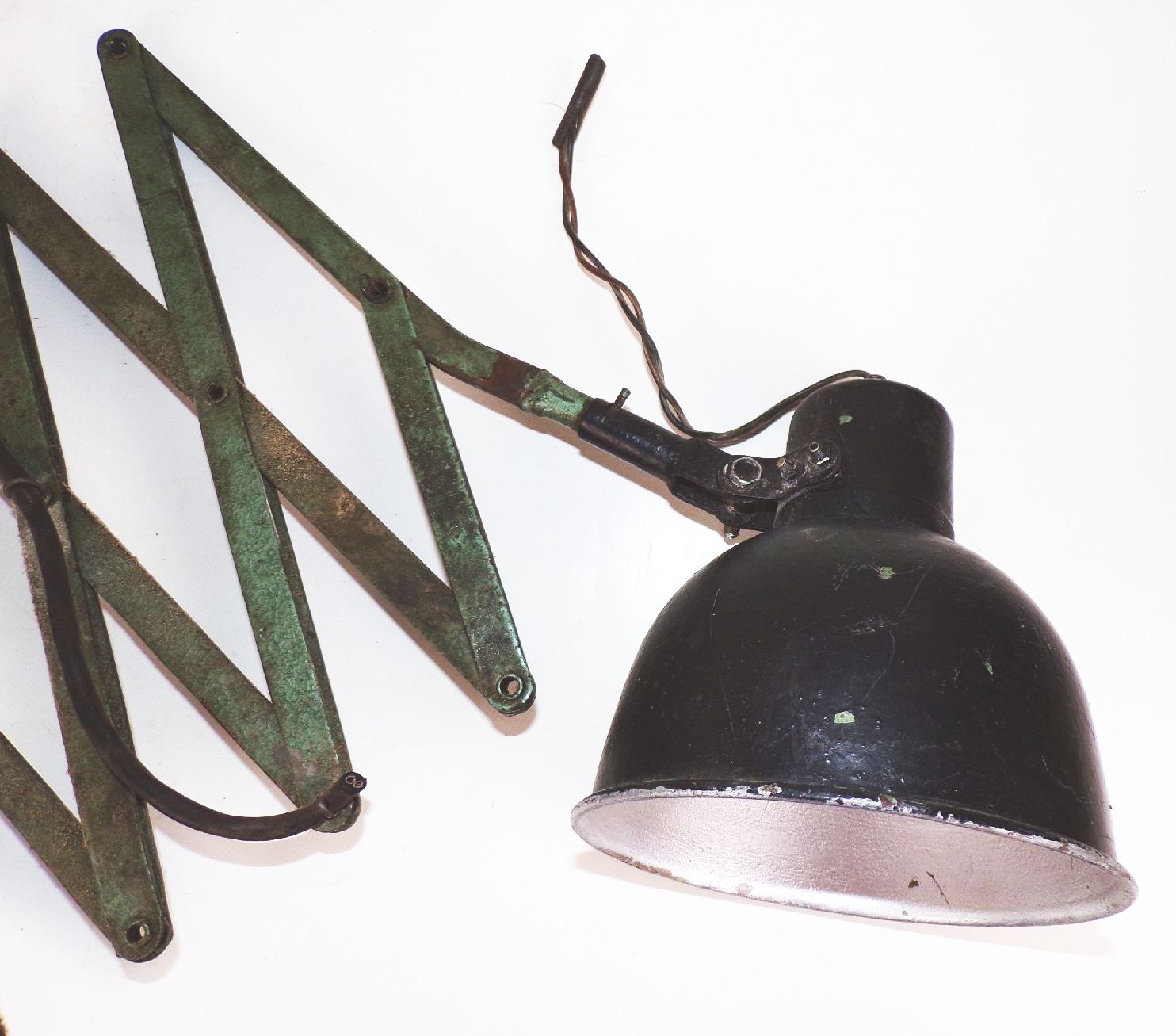 Alte Scherenlampe Werkstattlampe Industrie Design Alte Scherenlampe Werkstattlampe Industrie Design