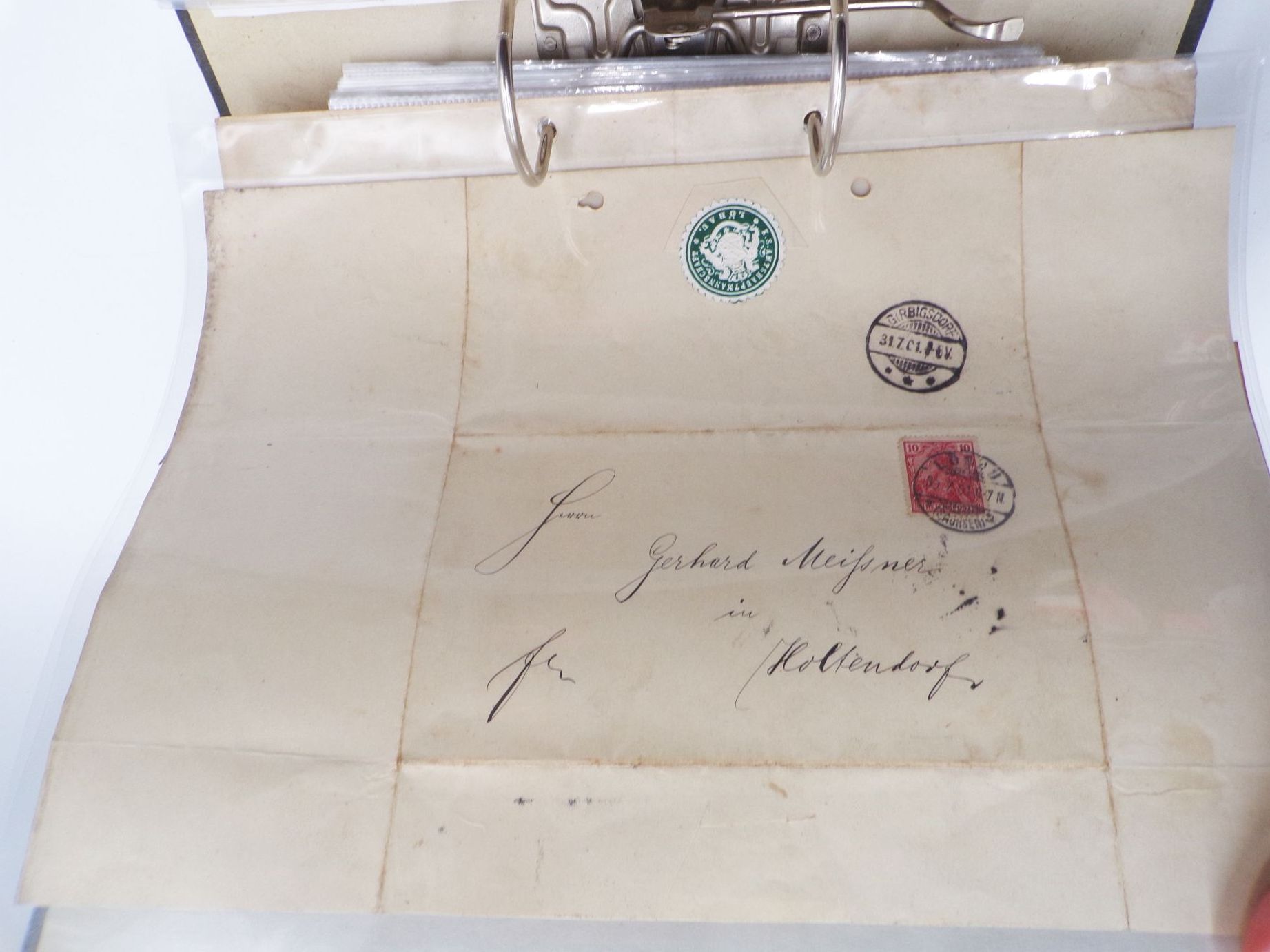 Ordner Dokumente Görlitz Schlauroth Radfahrerverein um 1900