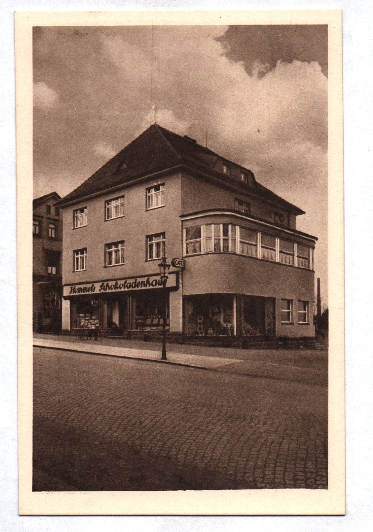 Ak Neugersdorf Hommels Schokoladenhaus Hauptstraße 