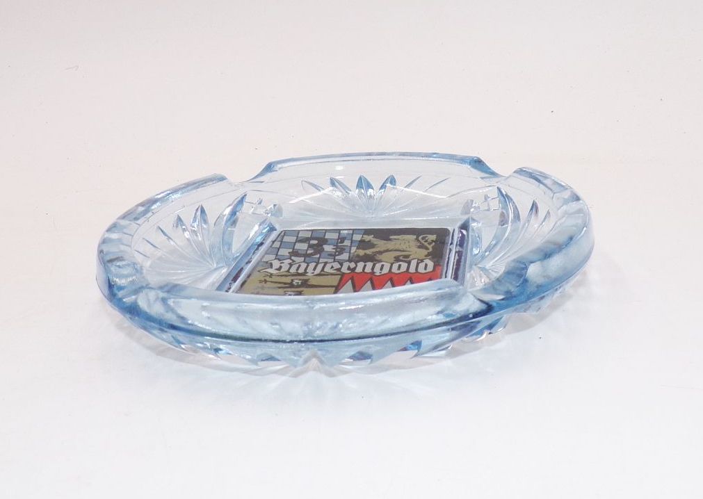 Alter Aschenbecher Bayerngold Yramos Dresden Glas Reklame Sammler Alter Aschenbecher Bayerngold Yramos Dresden Glas Reklame Sammler
