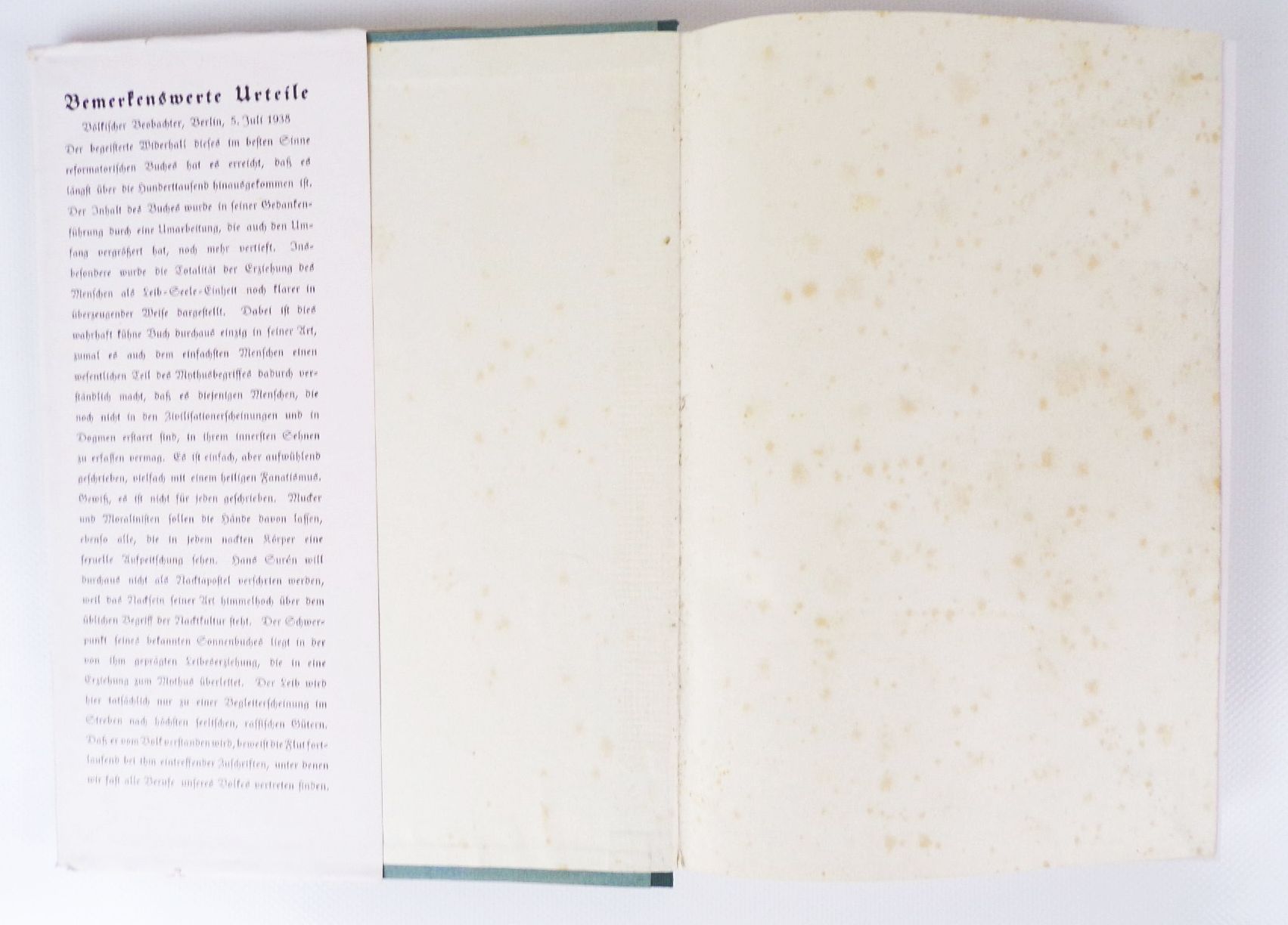 Mensch und Sonne Hans Suren 1936 Mensch und Sonne Hans Suren 1936