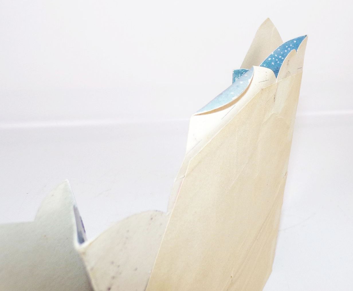 Alter Adventskalender Amag 210 Western Germany Kinder Jesus Baby Vintage