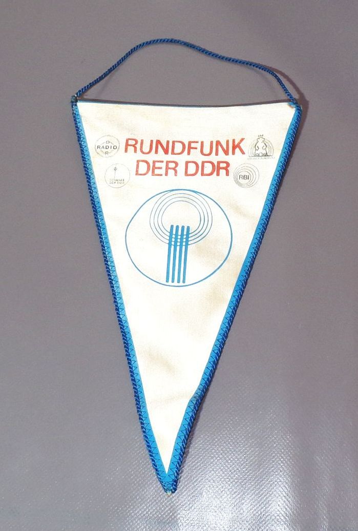 Alter Wimpel Rundfunk der DDR vintage Sammler 