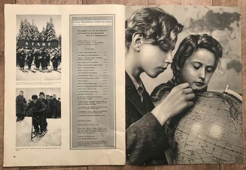 Deutsche demokratische Republik im Aufbau 1952 Heft 2 DDR Zeitschrift