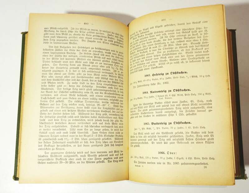 Kochbuch Badischer Frauenverein Kochen Rezepte Backen Braten 1924
