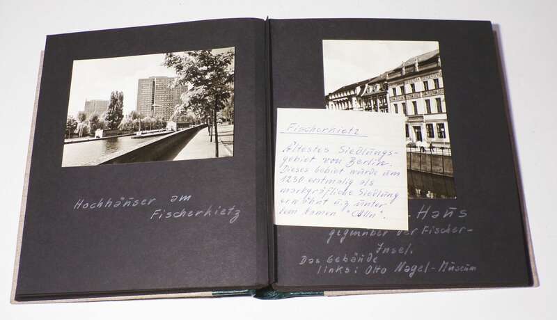 Berlin Fotoalbum DDR Karten Dokumentation