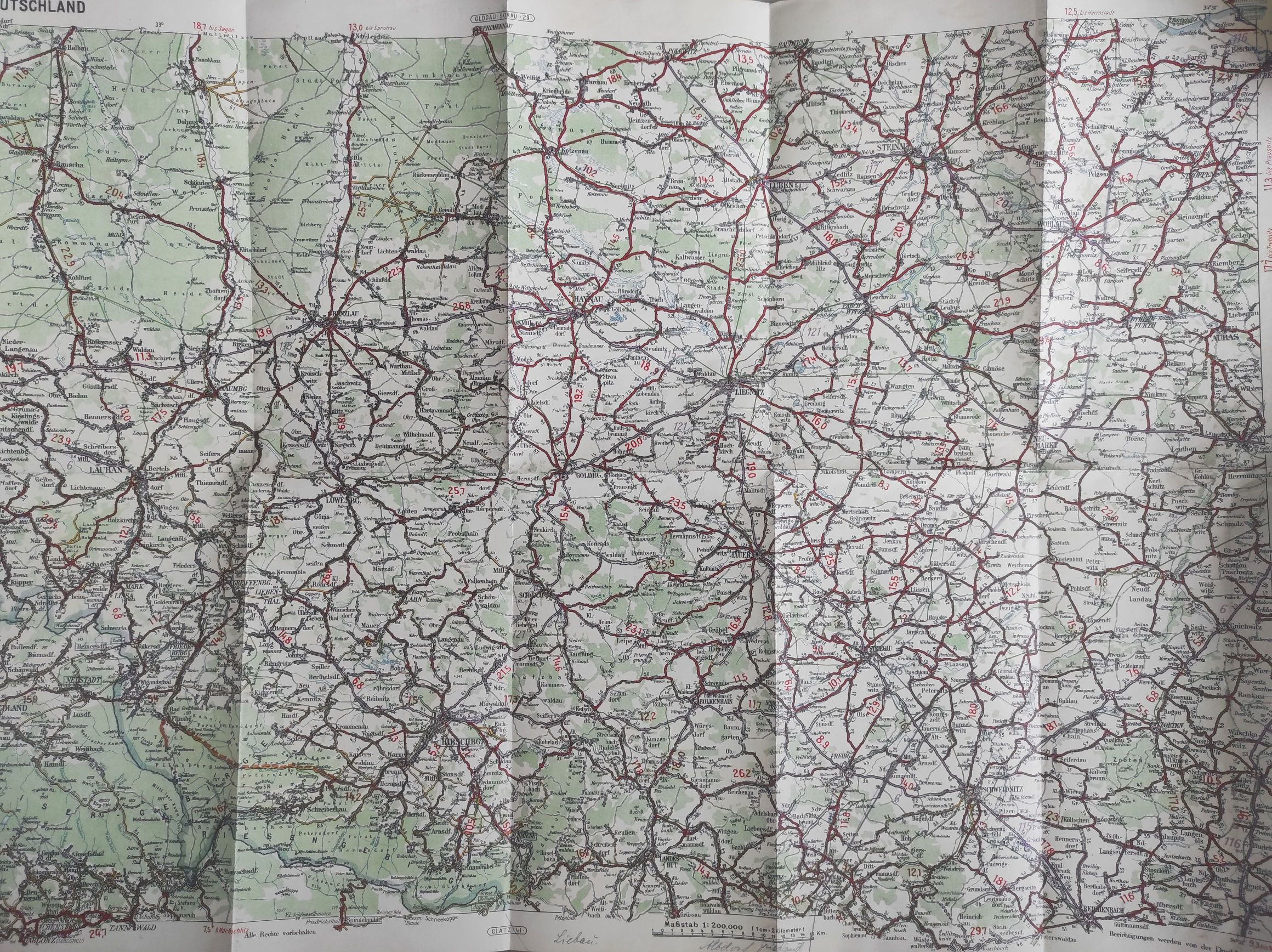 DR Der Deutsche Automobilclub ADAC Straßenkarte DR Der Deutsche Automobilclub ADAC Straßenkarte