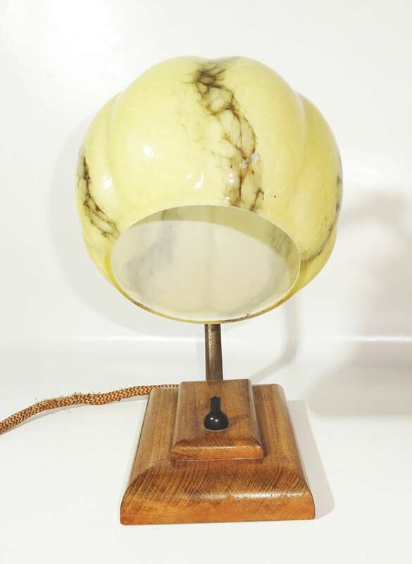 Kugellampe Art Deco Nachttischlampen Set Paar Tischlampen Fröhlich Leuchten 