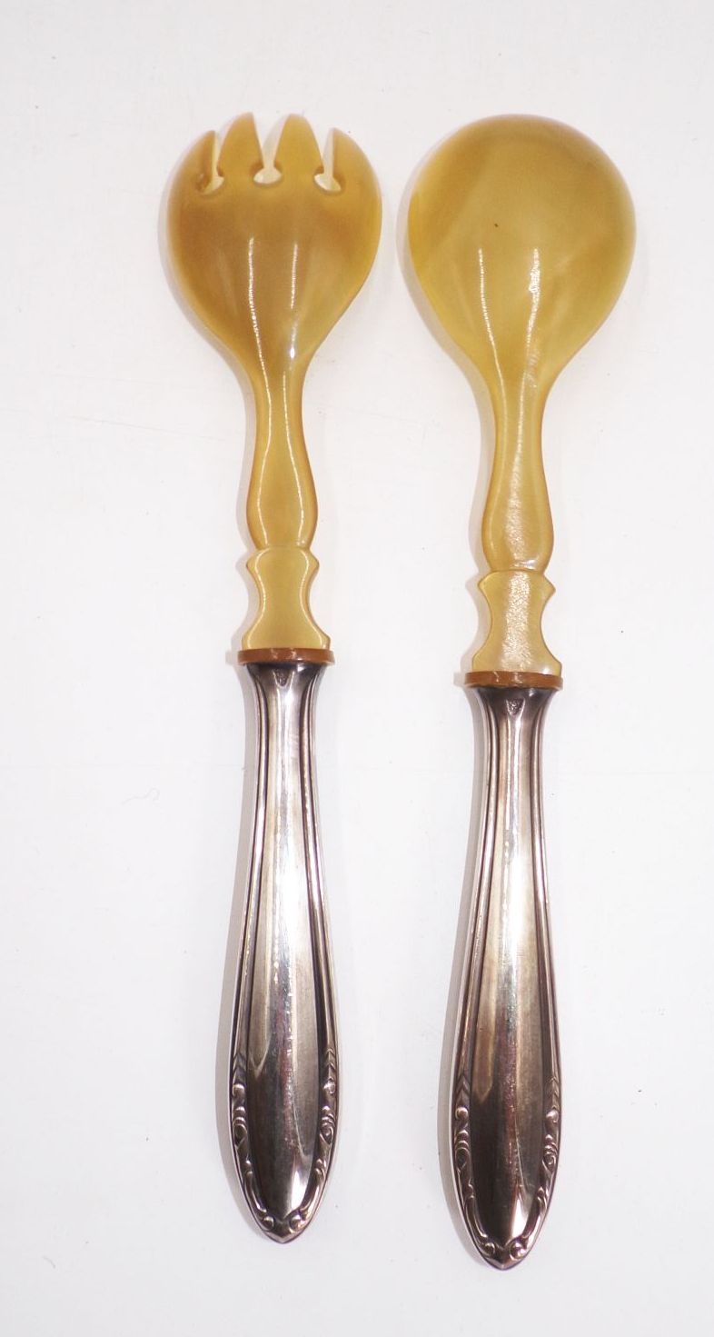 Alter BSP Salatbesteck Vorlegebesteck 2teilig 90er Silberauflage Alter BSP Salatbesteck Vorlegebesteck 2teilig 90er Silberauflage