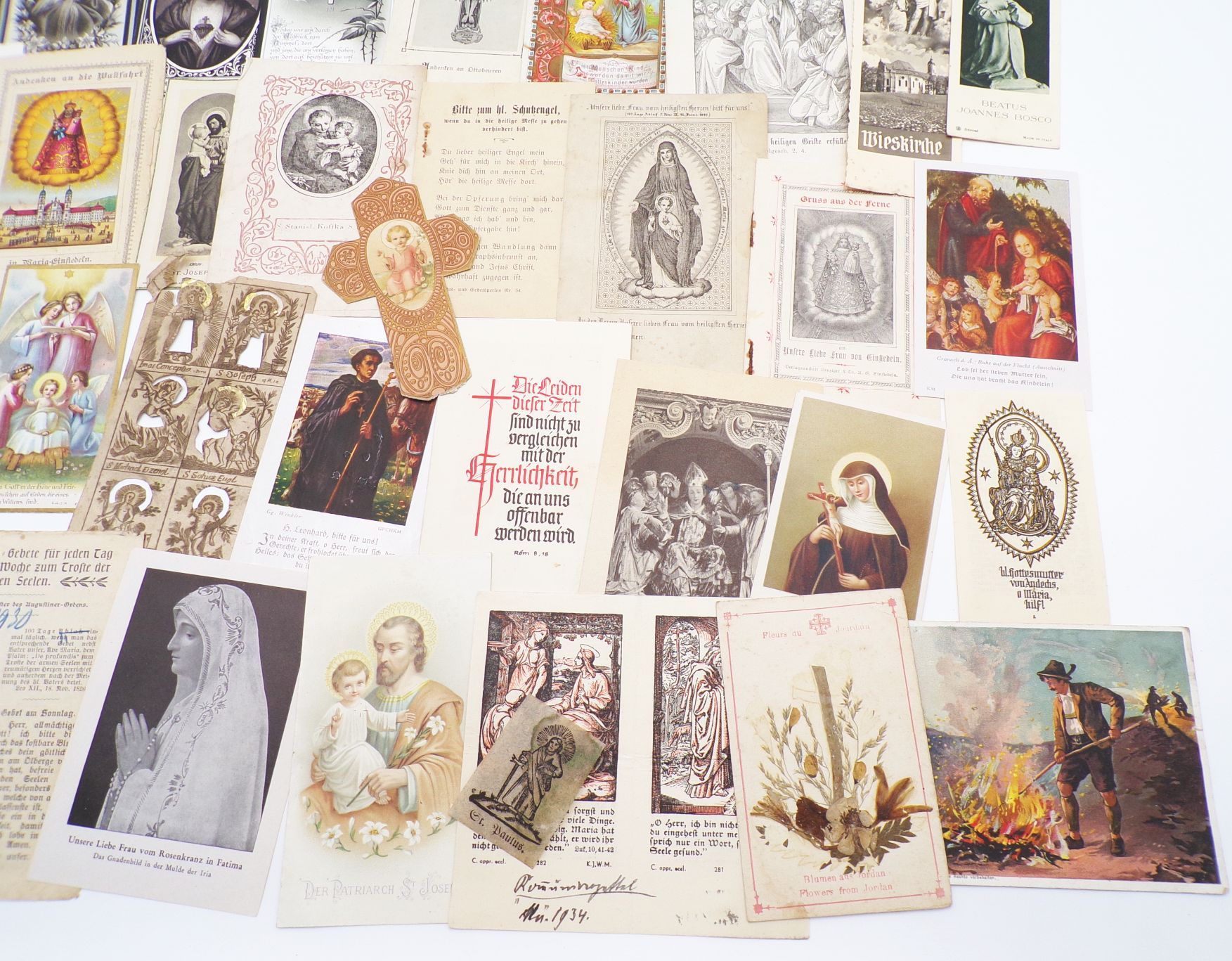 Heiligenbilder Konvolut Andachtsbilder Sterbebilder Fundgrube