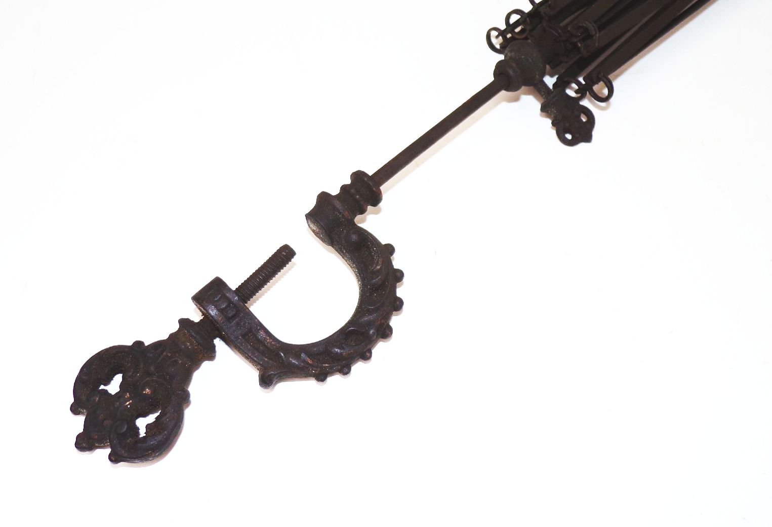 Alte Schirmhaspel Wollwickler Gusseisen Handarbeit Schneider um 1890 