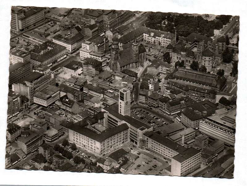 Ak Stuttgart Erlebt die Wilhelma 1960 Aufnahme Stadt