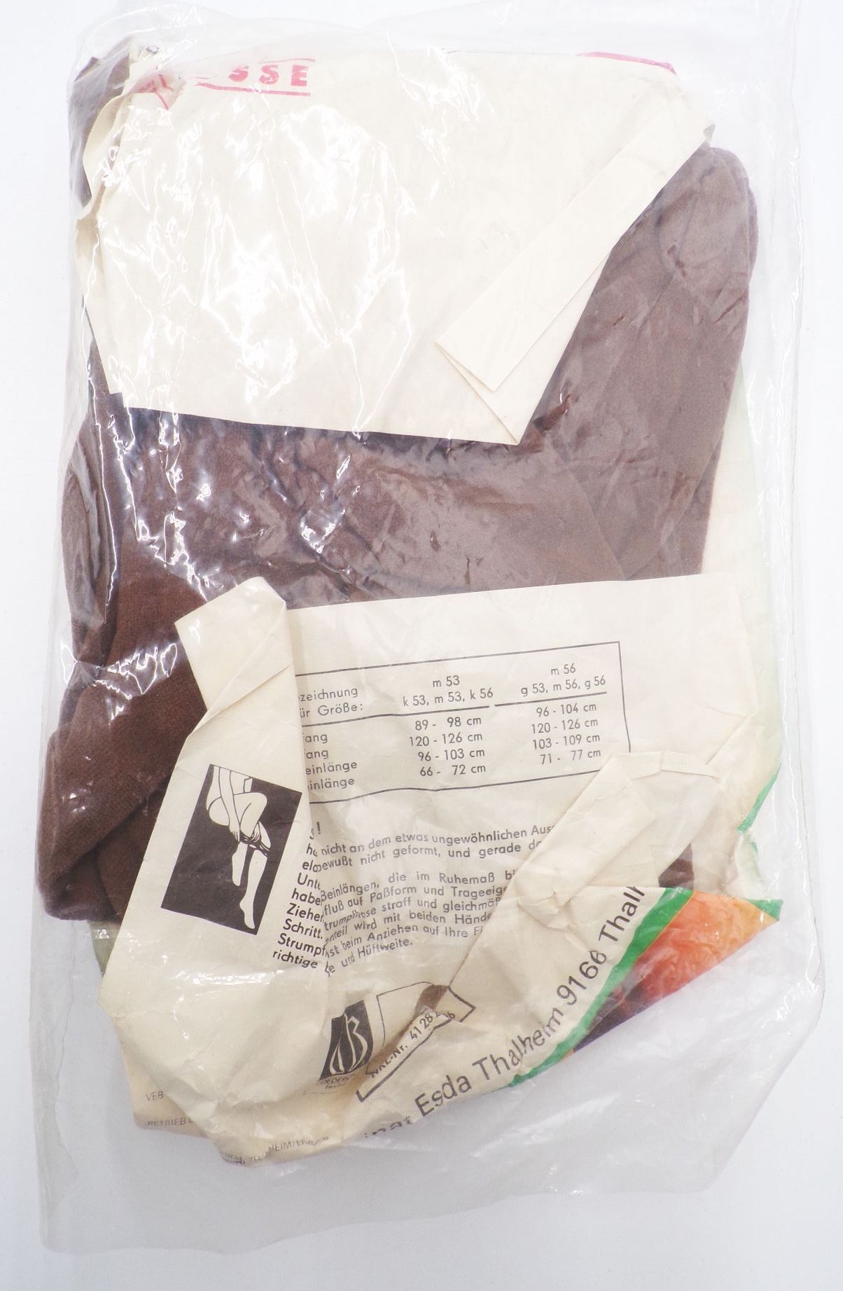 Esda XL Strumpfhose DDR M53 nahtlos in OVP 