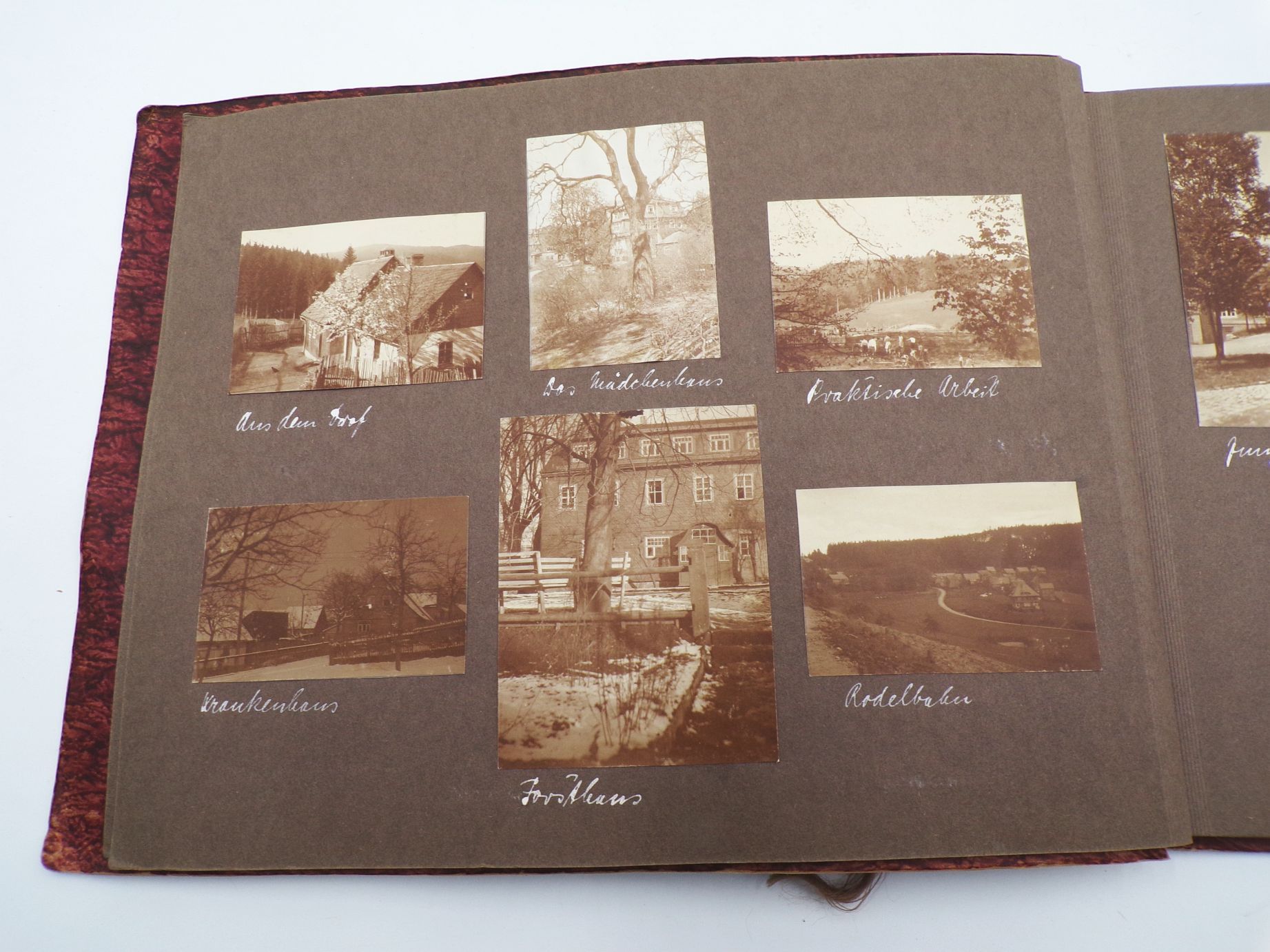 Fotoalbum Wickersdorf Riesengebirge Schellerhau Schiff Rügen 1923 bis 1929