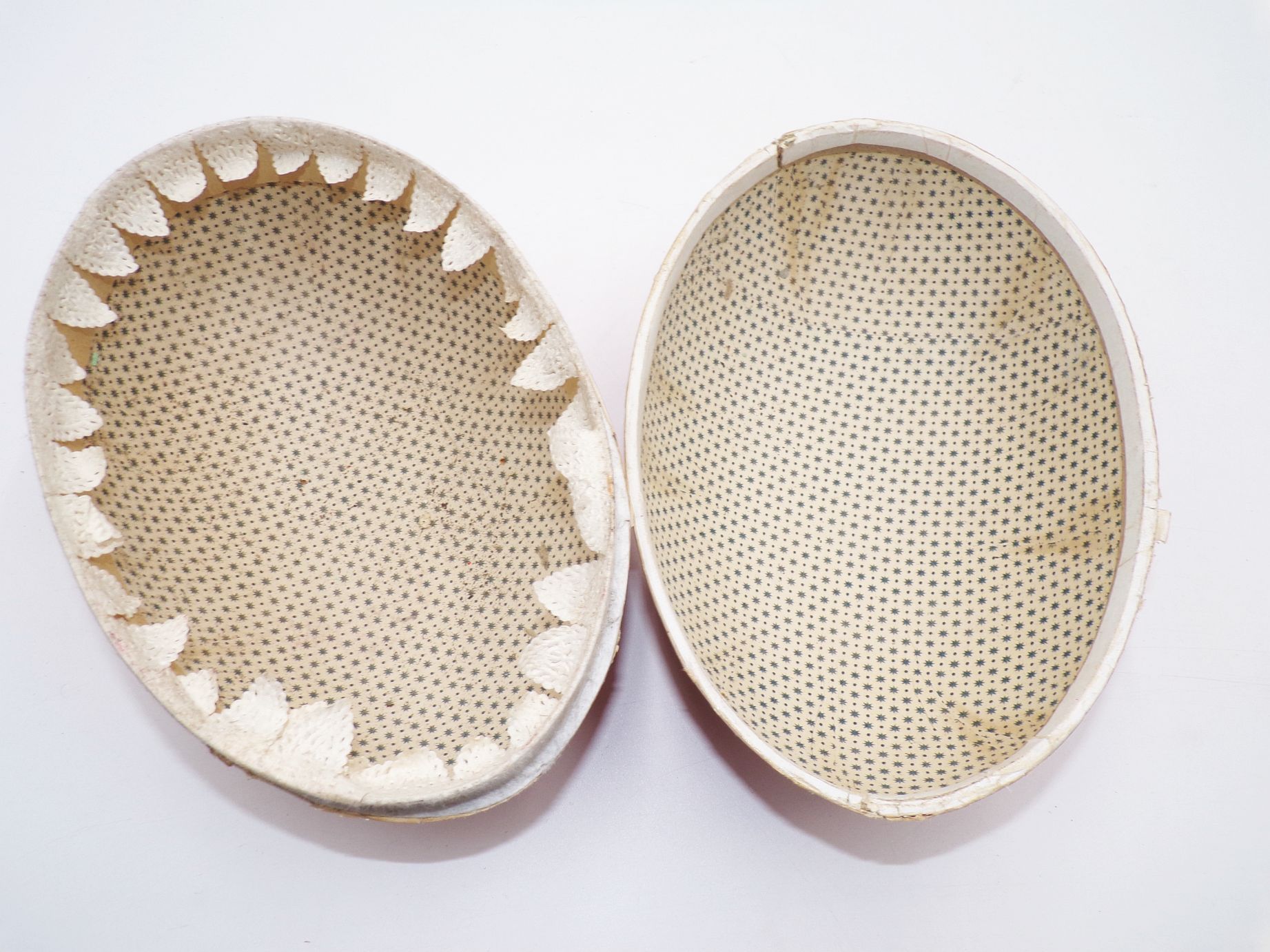 Alte Ostereier Pappe Füllei 1930 er Vintage 2 Stück Ostern Dekoration Alte Ostereier Pappe Füllei 1930 er Vintage 2 Stück Ostern Dekoration