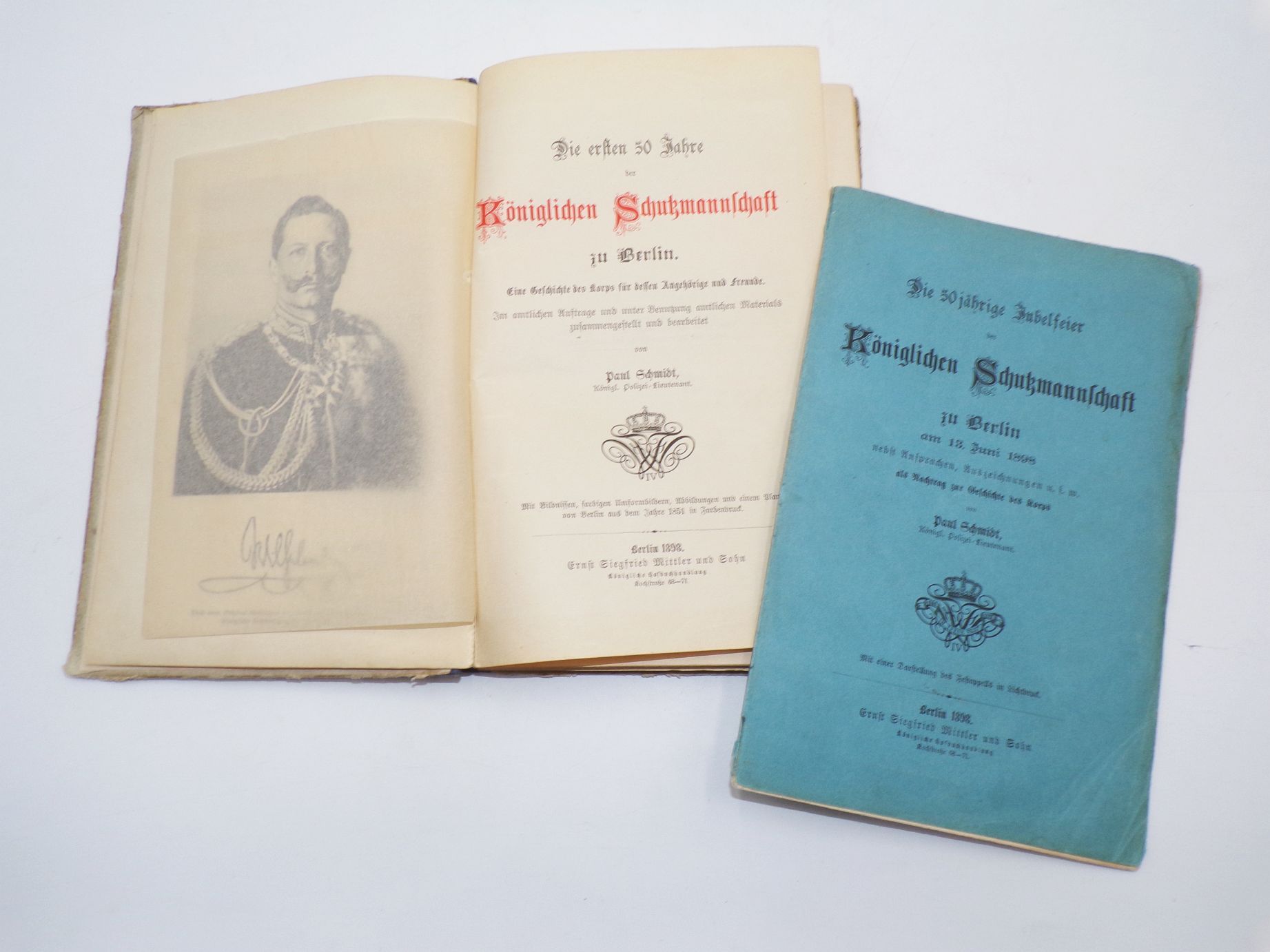 Die ersten 50 Jahre der königlichen Schutzmannschaft zu Berlin 1898 