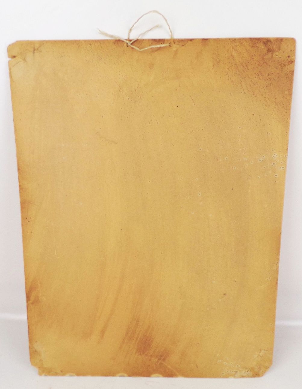 Altes Reklame Pappschild Keine vollen Flaschen ohne Rückgabe Getränkehandel DDR