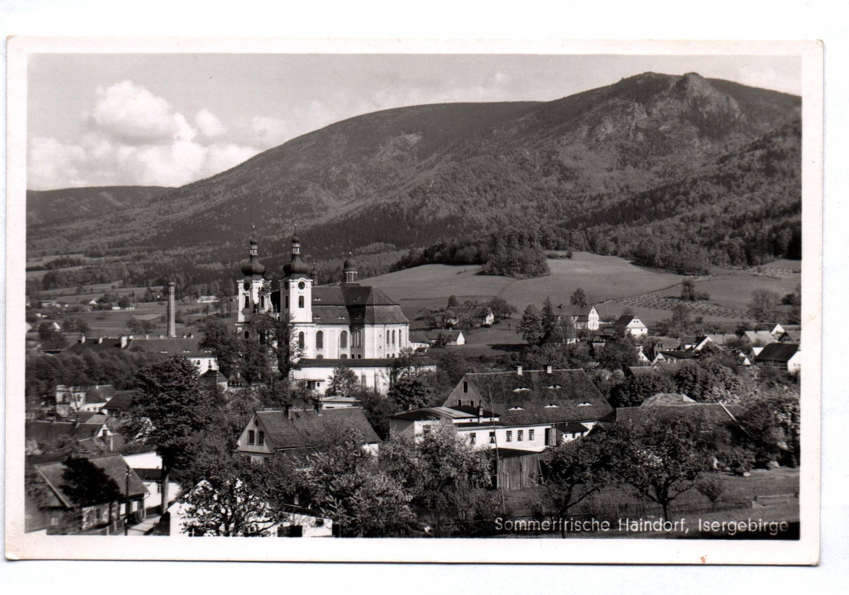 Ak Sommerfrische Haindorf Isergebirge Hejnice Echtfoto Ak Sommerfrische Haindorf Isergebirge Hejnice Echtfoto