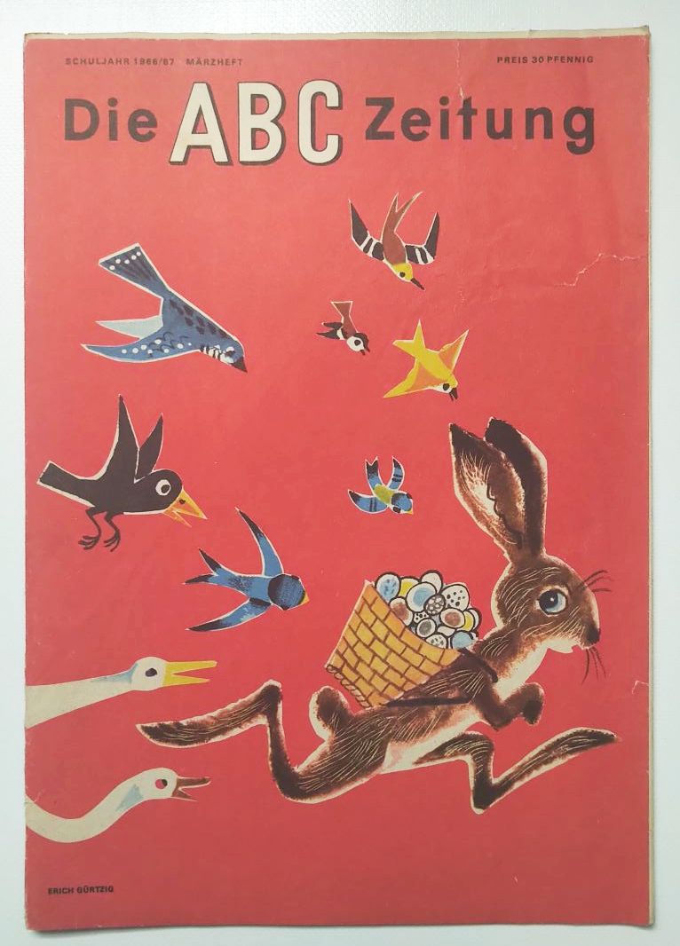 Kinder Zeitschrift mit Beilage 1966 Nr 67 Die ABC Zeitung Märzheft Kinder Zeitschrift mit Beilage 1966 Nr 67 Die ABC Zeitung Märzheft