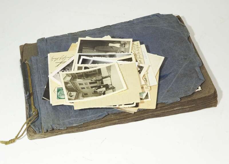 Lose Fotos Fotoalbum Elbedampfer Familie Kindheit 1930er 