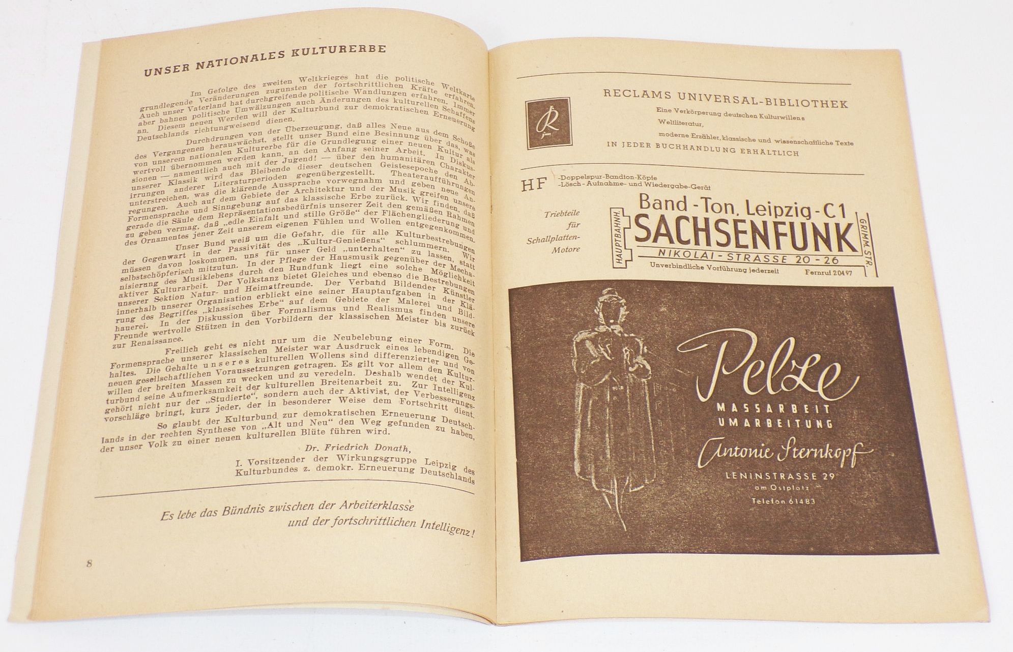 Konvolut Leipziger Messe 1951 Dewag Wegweiser Frühjahr Herbst Leipzig