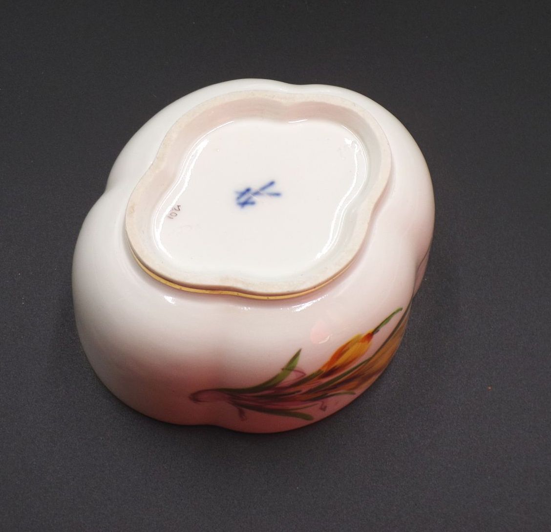 Alte Zuckerdose Meissen Blumen Dekor 2 Wahl Alte Zuckerdose Meissen Blumen Dekor 2 Wahl