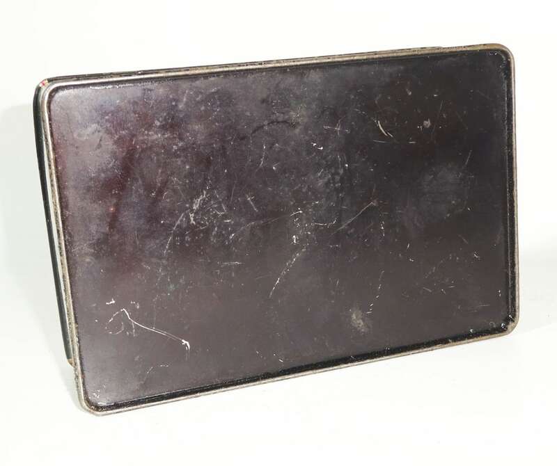 Alte Blechdose Poetzsch Kaffee Kakao Tee China Motiv Dekorativ 