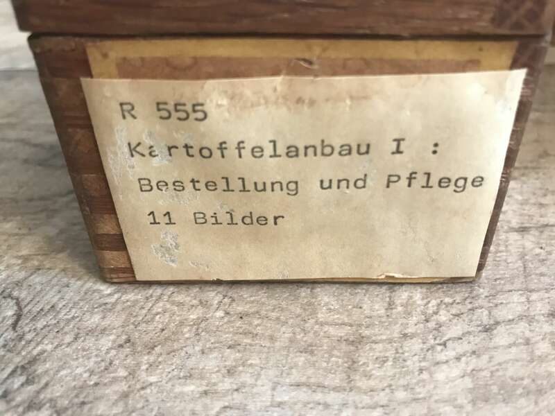 Dias alte Lehrmittel Sowjetunion Deutschland Glasdias