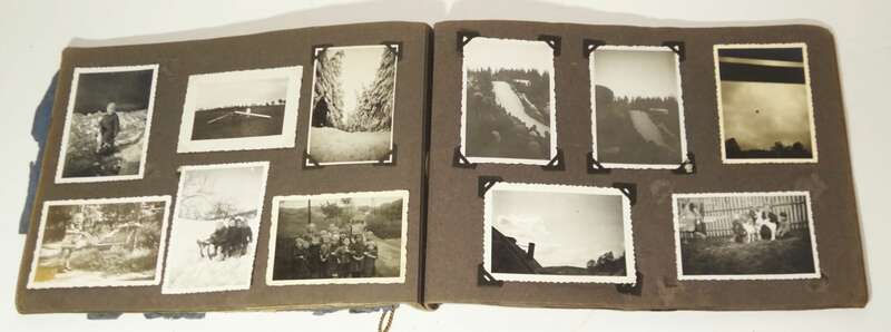 Lose Fotos Fotoalbum Elbedampfer Familie Kindheit 1930er 