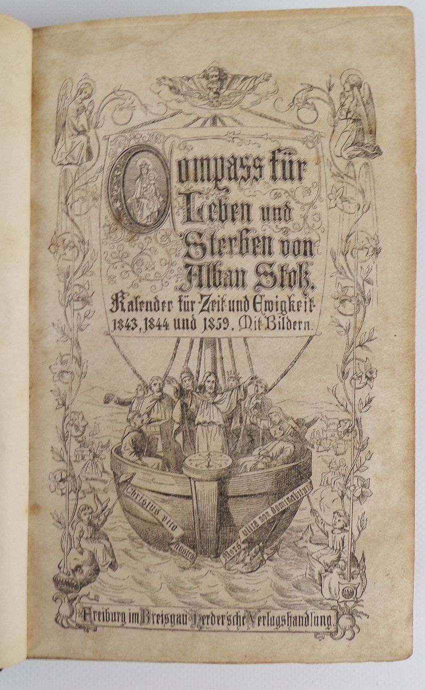 Compass für Leben und Sterben Kalender für Zeit und Ewigkeit 1843 1844 und 1859 
