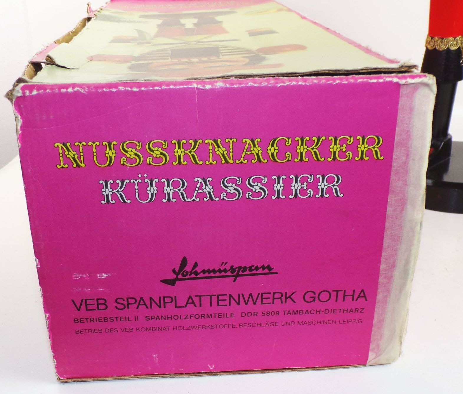 Nussknacker Kürassier DDR 53 cm XL mit Originalkarton Weihnachten