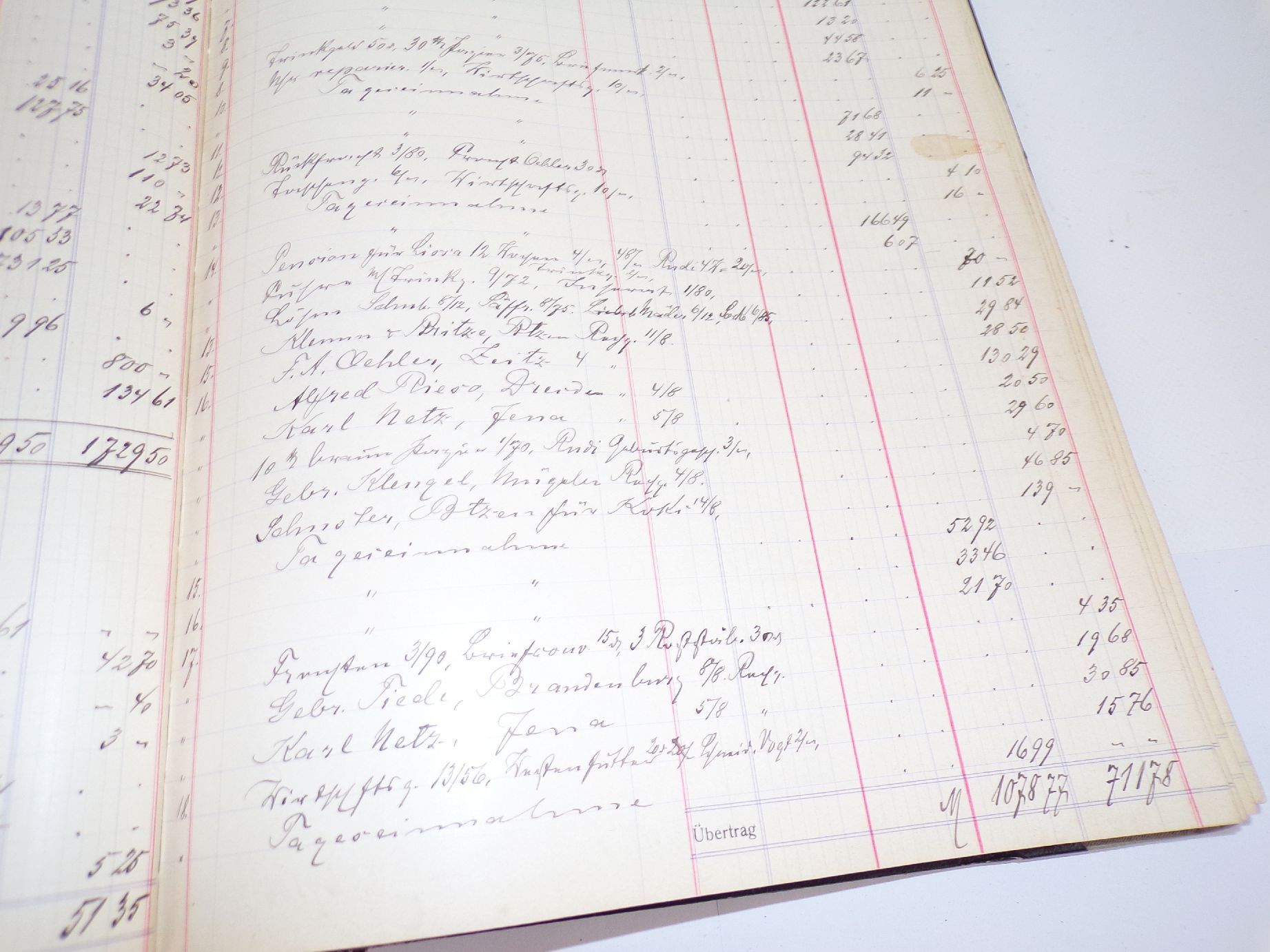 Altes Geschäftsbuch Kassenbuch 1910 bis 1913 handschriftliche Eintragungen