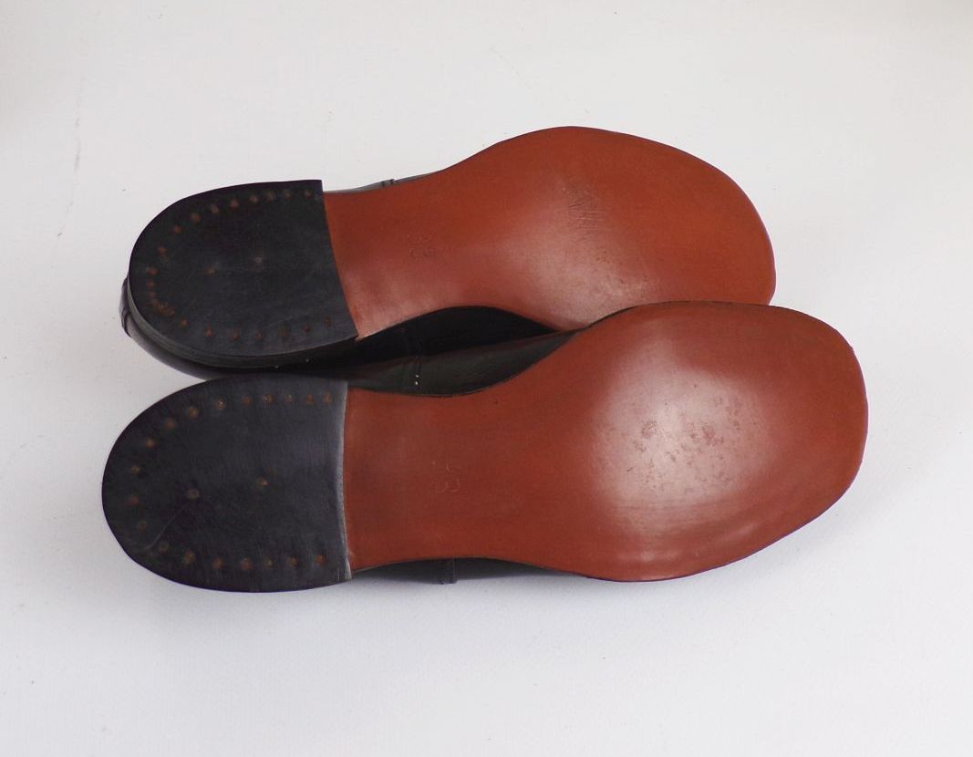 Alte Spangenschuhe Mädchen Schuhe Größe 33 Leder NOS vintage 