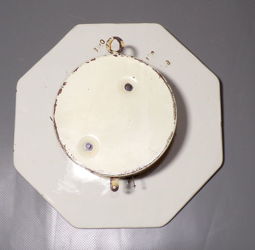 Küchenuhr Antik Porzellan Art Deco Uhr Spritzdekor 