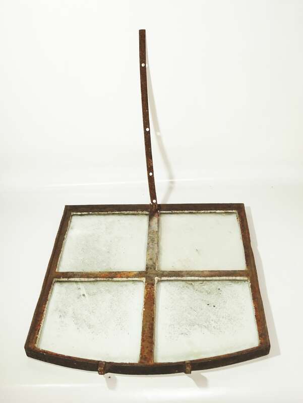 Altes Fenster Gusseisen Sprossenfenster Vintage Deko 