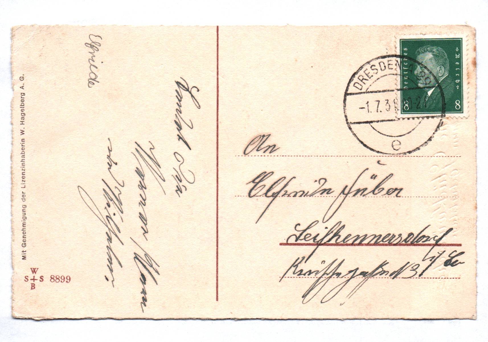 Ak Max und Moritz mit Mickey Maus Geburtstags Gruß 1930